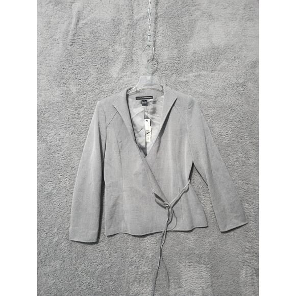 NEW Linda Allard Ellen Tracy 4 Gray Blazer Jacket⁹ - Picture 1 of 9